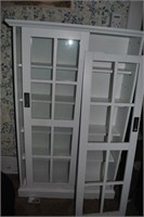 Siding glass doors bookcase