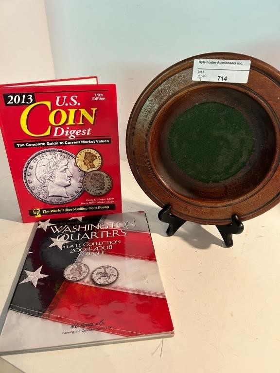 3 pcs Coin Digest and Washington  Quarters