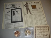 Commemorative Coins-Ronald Regan, John Wayne