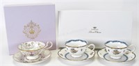 Boxed Sets of Narumi and Royal Collection Tea Cups