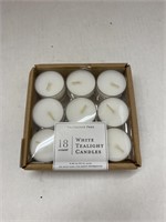 (3x bid) White Tealight Candles 18pk