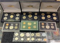 (8) US Coin Sets Packaged in Boxes