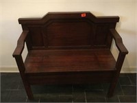 Mahogany Bench with Storage