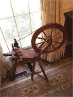 Antique Parish Flax Wheel