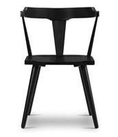 Enzo Dining Chair BY POLY & BARK, BLACK