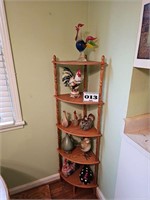 Chickens on shelf - shelf not included