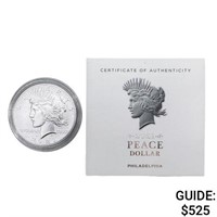 2021 Silver Peace Dollar