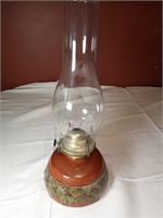 1978 Pottery Oil Lamp 15"