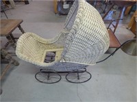 Wicker Baby Stroller