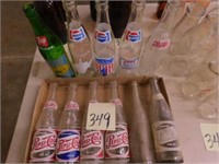(11) Assorteed Pepsi Bottles