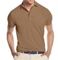 Tommy Hilfiger Men's XXL Ivy Polo Shirt, Camel