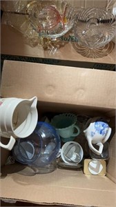 Glassware box lot