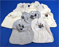 (10) Assorted Closed-Neck Bibs [Unisex]