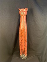 Indonesian Red Spotted Cat Sculpture