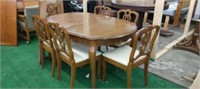 French Provencal dining table and chairs