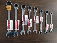 8-pc Craftsman Dual Ratcheting Wrenches SAE
