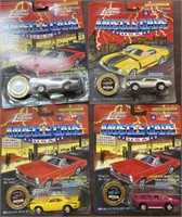 (4) Johnny Lightning muscle cars