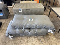 PAIR OF CHAISE CUSHIONS