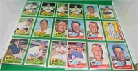 18x 1965 O-Pee-Chee Baseball Cards Hodges CUBS TC+