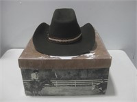 Misto-Felt Bronco Cowboy Hat Sz 7 1/8 Pre-Owned