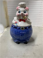 Japan - Big Pig Farmer cookie jar