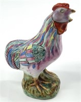 Miniature Chinese Famille Rose Rooster
