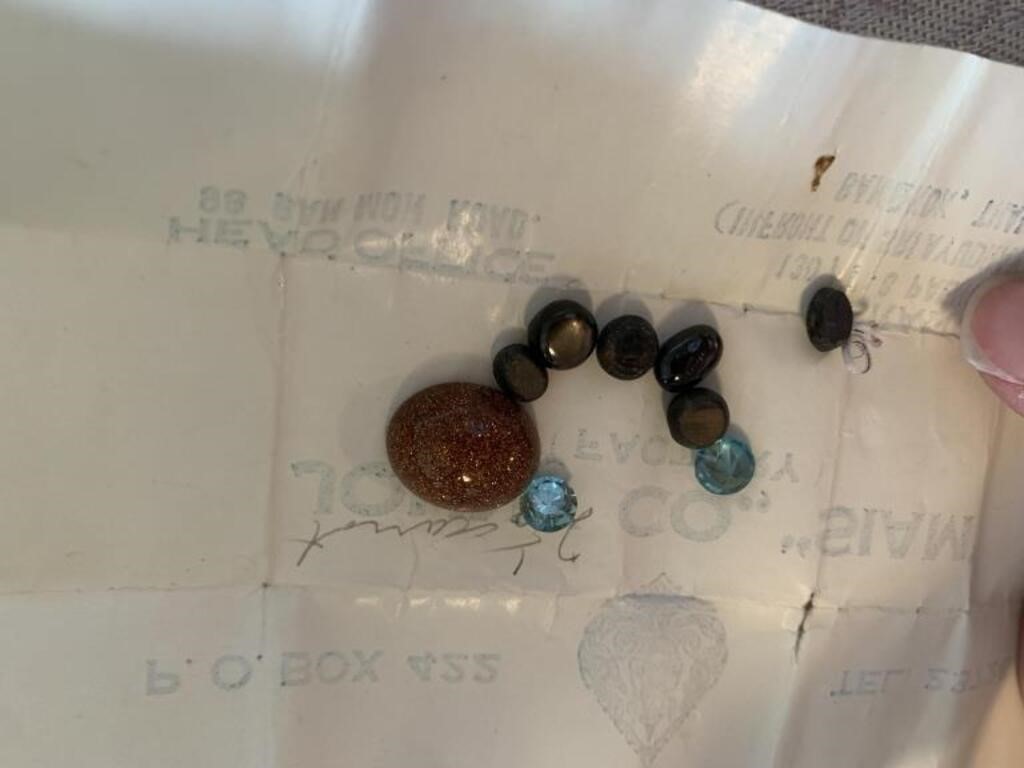 POLISHED STONES AND BLUE STONES