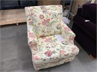 Tila Floral Fabric Single Seat Chair (Torn Back)