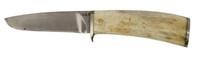 CLAY GAULT CUSTOM FIXED BLADE KNIFE & SHEATH