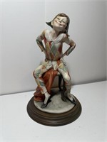Italian Giuseppe armani Harlequin jester statue
