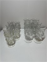 misc. clear glass cups 13