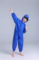 Kids Unisex One Piece Rainsuit, Size 10-11 Years