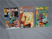 3 Assorted Marvel Dazzler Comic Books