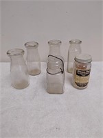 Group of vintage bottle