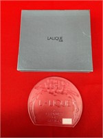 Vintage Lalique Paris A Century of Design Plaque