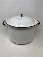 Enamalware Covered Pot