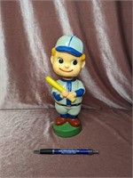 Vintage Baseball Nodder Bank - 10"