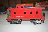 Vintage O Scale LIONEL LINES 1007 Red Caboose Car