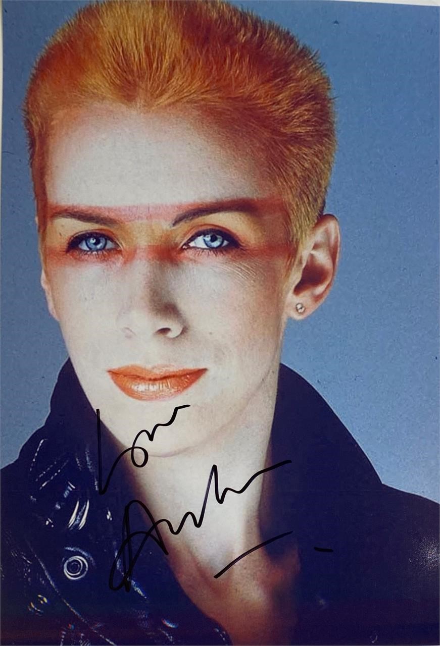 Autograph Signed 
Annie Lennox  Photo