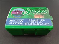 ~45 Sierra Sports Master .45 Calbier Bullets