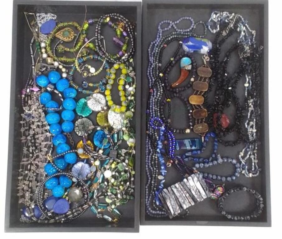 Assorted Fashion Minerals & Glass Jewelry