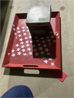 Patriotic tray,decorative box