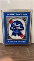 Pabst blue ribbon beer sign