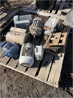 ***Pallet of electric motors CONDITION UNKNOWN