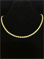 14K Gold Chain Necklace 
11 inches 18.4g