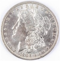 Coin 1896 Morgan Silver Dollar in Brilliant Unc.