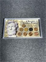 9 Decades of Lincoln Pennies