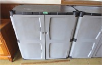 Rubbermaid 2 door storage cabinet