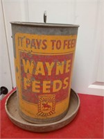 Wayne feeds feeder