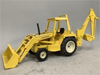 Yellow Ertl International Backhoe Loader